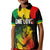 Jamaica Reggae Kid Polo Shirt Legend Bob Sketch Style One Love - Wonder Print Shop