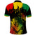 Jamaica Reggae Polo Shirt Legend Bob Sketch Style One Love - Wonder Print Shop