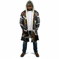 Juneteenth Freedom Day Personalized Grunge Ethnic Motif Cloak Black History