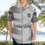 Personalised Fiji Rugby Hawaiian Shirt Kaiviti WC 2023 Jersey Replica - White - Wonder Print Shop