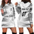 Personalised Fiji Rugby Hoodie Dress Kaiviti WC 2023 Jersey Replica - White - Wonder Print Shop