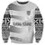 Personalised Fiji Rugby Sweatshirt Kaiviti WC 2023 Jersey Replica - White - Wonder Print Shop