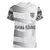 Personalised Fiji Rugby Women V Neck T Shirt Kaiviti WC 2023 Jersey Replica - White - Wonder Print Shop