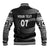 Personalised Fiji Rugby Baseball Jacket Kaiviti WC 2023 Jersey Replica - Black LT7 - Wonder Print Shop