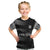 Personalised Fiji Rugby Kid T Shirt Kaiviti WC 2023 Jersey Replica - Black - Wonder Print Shop