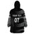 Personalised Fiji Rugby Wearable Blanket Hoodie Kaiviti WC 2023 Jersey Replica - Black - Wonder Print Shop