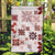 Vintage Hawaii Garden Flag Hawaiian Quilt Kapa Mismatch Red - Wonder Print Shop