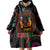 Happy Kwanzaa African Wearable Blanket Hoodie Mandala Mix Nguzo Saba