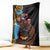 Happy Kwanzaa African Blanket Tribal Dance