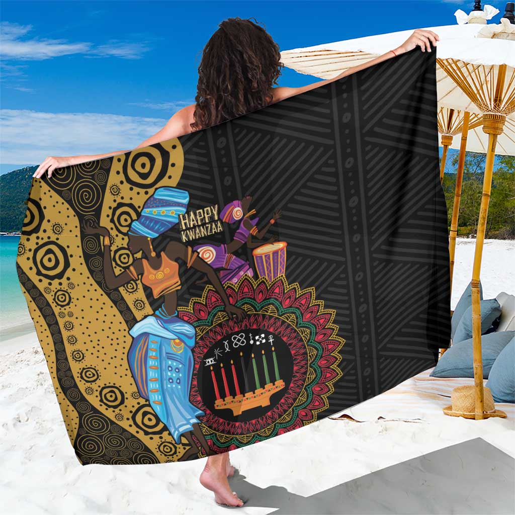 Happy Kwanzaa African Sarong Tribal Dance