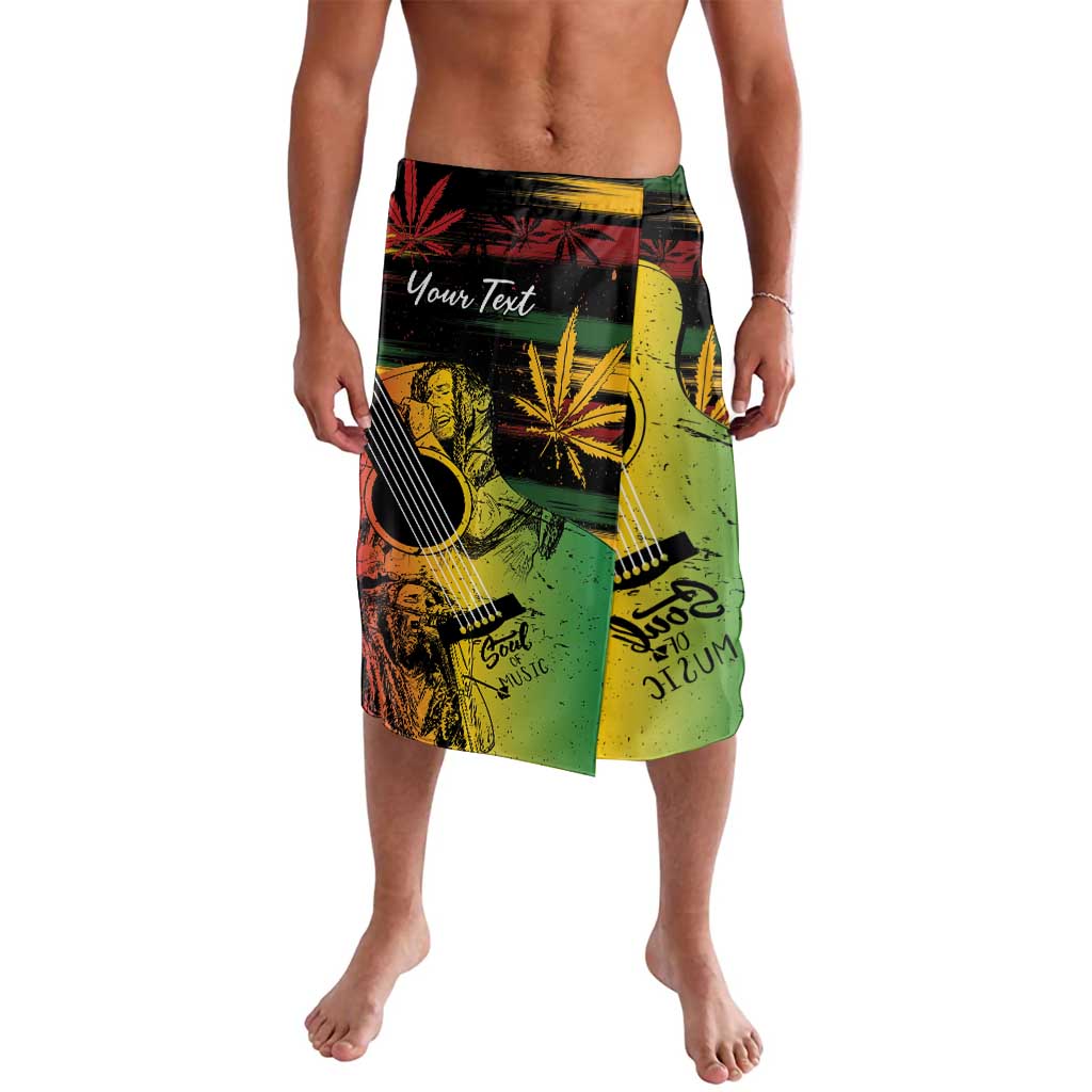 Personalized reggae graphic board shorts, abstract sketch print, elastic waistband
