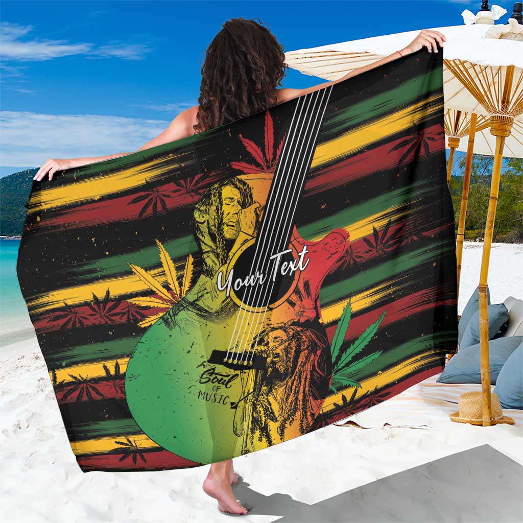 Personalised Reggae Soul Sarong Sketch Style