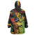 Personalised Reggae Soul Wearable Blanket Hoodie Sketch Style