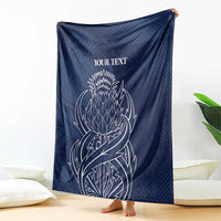 Scotland Rugby Personalized Blanket Thistle Royal Style