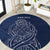 Scotland Rugby Personalized Round Carpet Thistle Royal Style