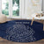 Scotland Rugby Personalized Round Carpet Thistle Royal Style