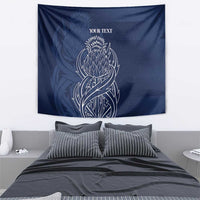 Scotland Rugby Personalized Tapestry Thistle Royal Style