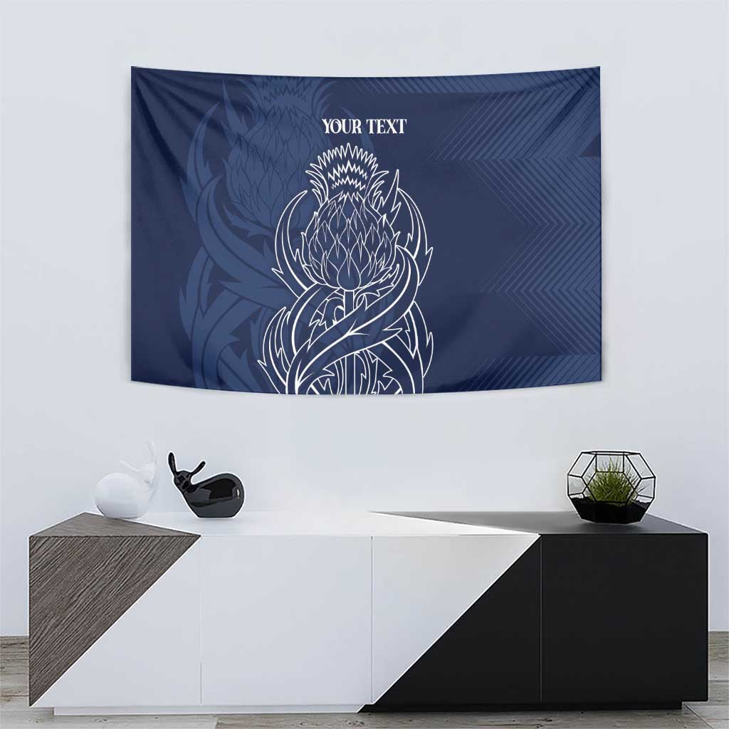 Scotland Rugby Personalized Tapestry Thistle Royal Style