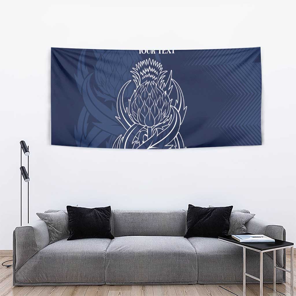 Scotland Rugby Personalized Tapestry Thistle Royal Style