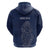 Scotland Rugby Personalized Zip Hoodie Thistle Royal Style