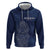 Scotland Rugby Personalized Zip Hoodie Thistle Royal Style