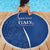 Italy Rugby Personalized Beach Blanket Azzurro Savoia - Renaissance Inspired