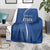 Italy Rugby Personalized Blanket Azzurro Savoia - Renaissance Inspired