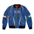 Italy Rugby Personalized Bomber Jacket Azzurro Savoia - Renaissance Inspired