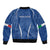 Italy Rugby Personalized Bomber Jacket Azzurro Savoia - Renaissance Inspired