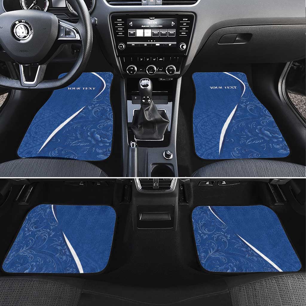 Italy Rugby Personalized Car Mats Azzurro Savoia - Renaissance Inspired