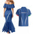 Italy Rugby Personalized Couples Matching Mermaid Dress and Hawaiian Shirt Azzurro Savoia - Renaissance Inspired