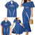 Italy Rugby Personalized Family Matching Mermaid Dress and Hawaiian Shirt Azzurro Savoia - Renaissance Inspired