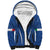 Italy Rugby Personalized Sherpa Hoodie Azzurro Savoia - Renaissance Inspired