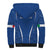 Italy Rugby Personalized Sherpa Hoodie Azzurro Savoia - Renaissance Inspired