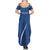 Italy Rugby Personalized Summer Maxi Dress Azzurro Savoia - Renaissance Inspired