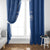 Italy Rugby Personalized Window Curtain Azzurro Savoia - Renaissance Inspired