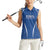 Italy Rugby Personalized Women Sleeveless Polo Shirt Azzurro Savoia - Renaissance Inspired