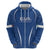 Italy Rugby Personalized Zip Hoodie Azzurro Savoia - Renaissance Inspired