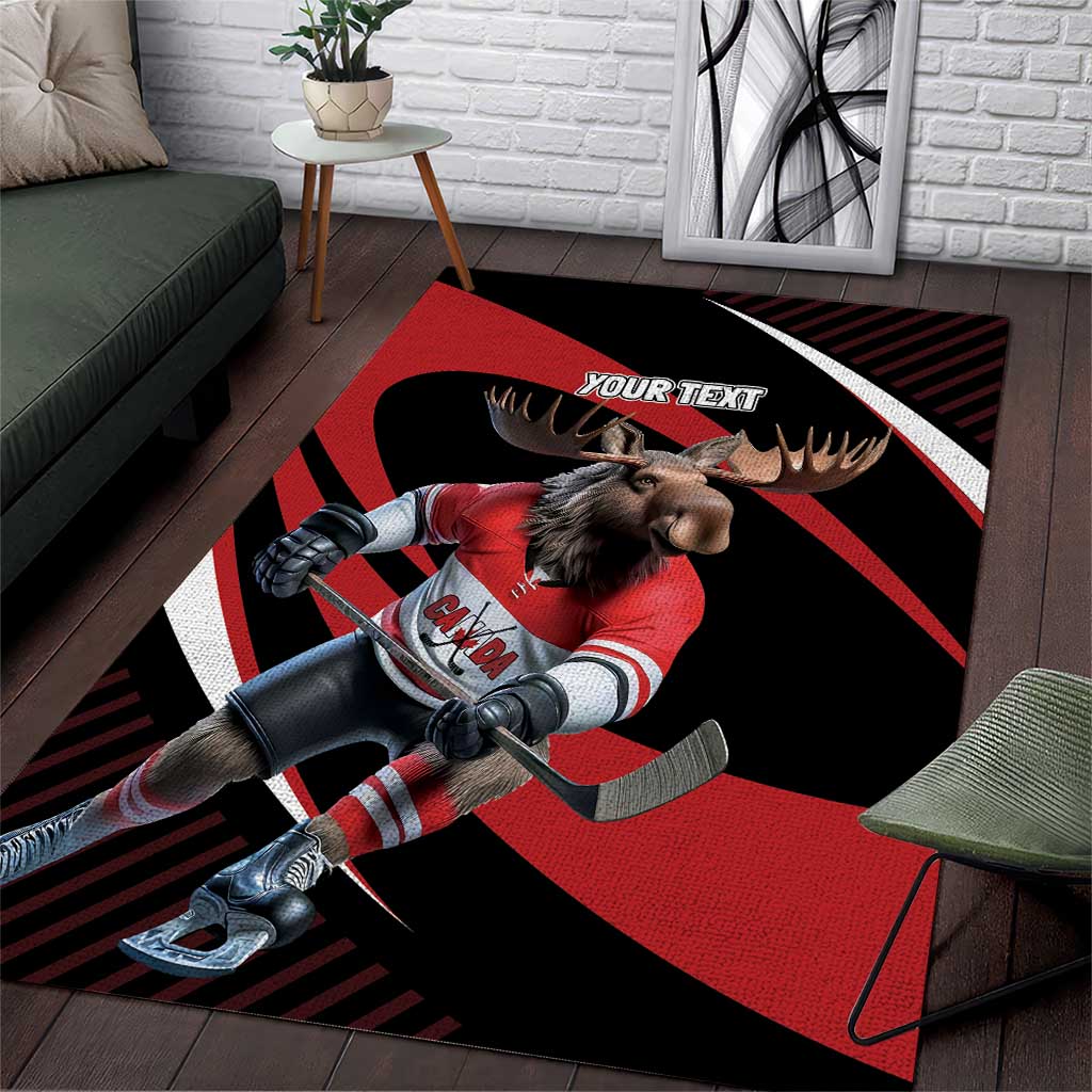 Canada Hockey Personalized Area Rug Go Canada Go