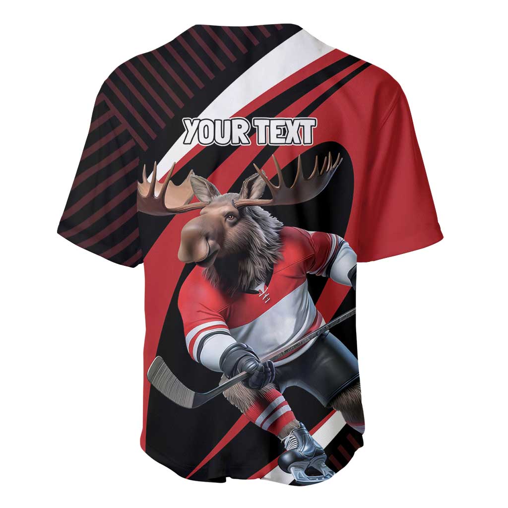 Canada Hockey Personalized Baseball Jersey Go Canada Go