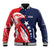 USA Hockey Personalized Eagle Baseball Jacket Shoot For The Stars