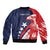 USA Hockey Personalized Eagle Bomber Jacket Shoot For The Stars