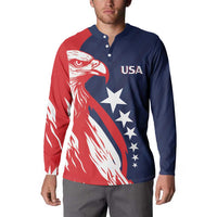 USA Hockey Personalized Eagle Button Sweatshirt Shoot For The Stars