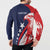 USA Hockey Personalized Eagle Button Sweatshirt Shoot For The Stars