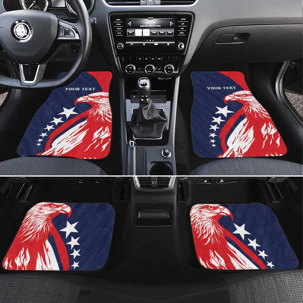 USA Hockey Personalized Eagle Car Mats Shoot For The Stars