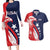 USA Hockey Personalized Eagle Couples Matching Long Sleeve Bodycon Dress and Hawaiian Shirt Shoot For The Stars