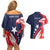 USA Hockey Personalized Eagle Couples Matching Off Shoulder Short Dress and Hawaiian Shirt Shoot For The Stars