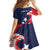 USA Hockey Personalized Eagle Family Matching Long Sleeve Bodycon Dress and Hawaiian Shirt Shoot For The Stars