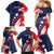 USA Hockey Personalized Eagle Family Matching Mermaid Dress and Hawaiian Shirt Shoot For The Stars