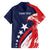 USA Hockey Personalized Eagle Family Matching Off The Shoulder Long Sleeve Dress and Hawaiian Shirt Shoot For The Stars